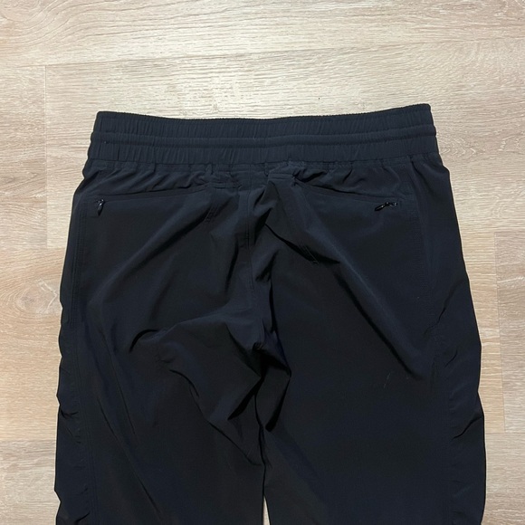 Athleta Black La Viva Ruched Jogger Pants With Ankle & Waist Drawstrings. Sz 4 - Picture 5 of 9